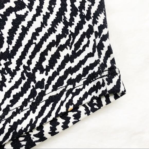 MICHAEL KORS Black & White Zebra Rhinestone Dress Small - Picture 12 of 12
